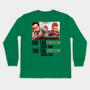 Tiger 3 l Salman Khan l Bollywood movie Kids Long Sleeve T-Shirt